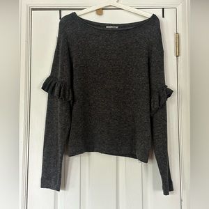 Zara Sweater Grey Knit - Women’s Size Med